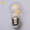 Bombilla de filamento LED G45, regulable, lámpara Edison vintage, 200 lúmenes, luz blanca cálida, omnidireccional, base E27